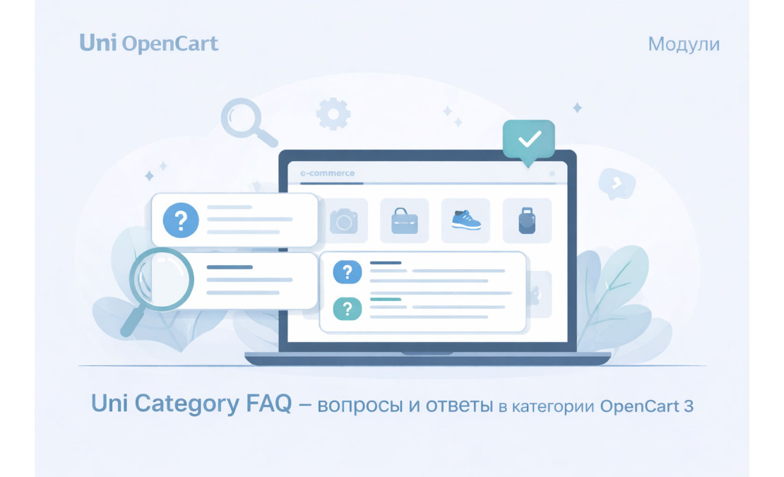 Uni Category FAQ — модуль «Вопрос–Ответ» в категориях OpenCart 3 с микроразметкой и поддержкой ИИ-поиска