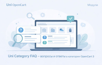 Uni Category FAQ — модуль «Вопрос–Ответ» в категориях OpenCart 3 с микроразметкой и поддержкой ИИ-поиска