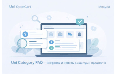 Uni Category FAQ — модуль «Вопрос–Ответ» в категориях OpenCart 3 с микроразметкой и поддержкой ИИ-поиска
